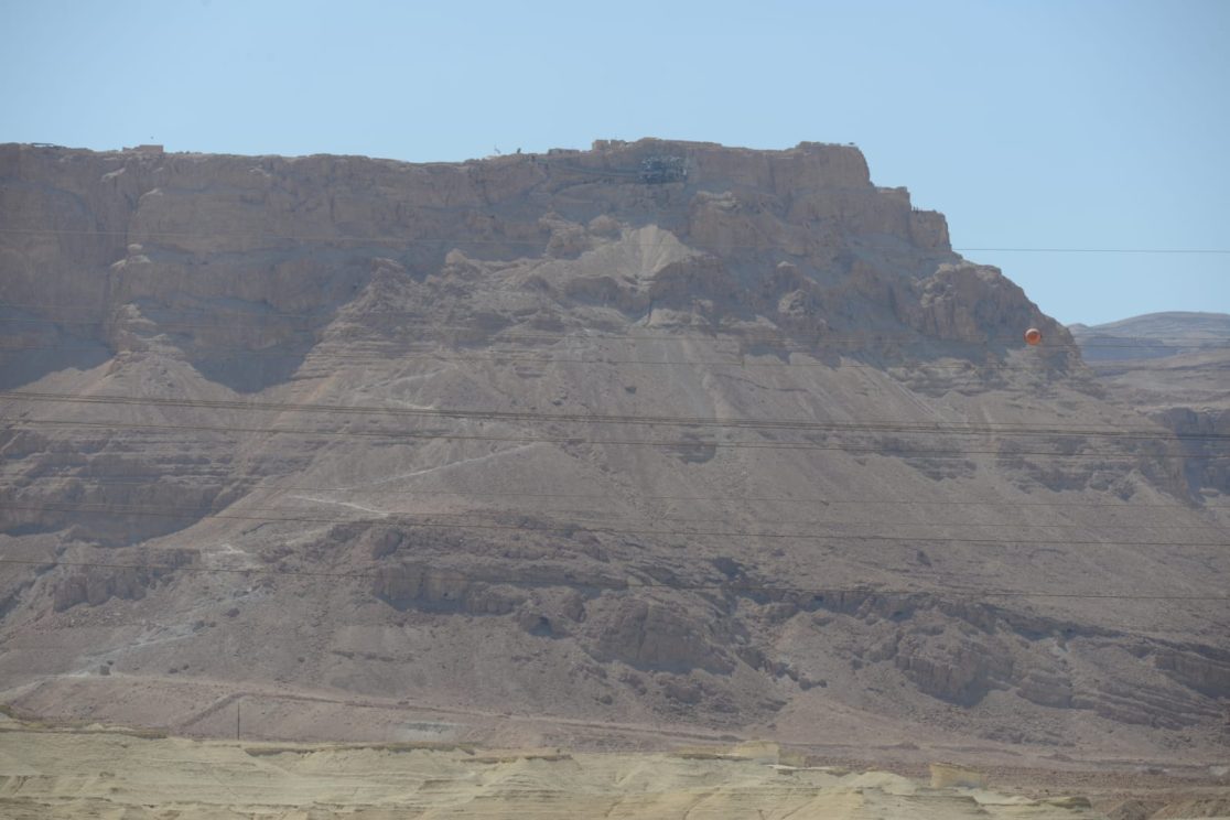 A general view of Masada