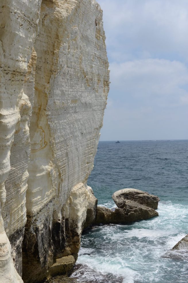 Rosh Hanikra a view at the white cliffs