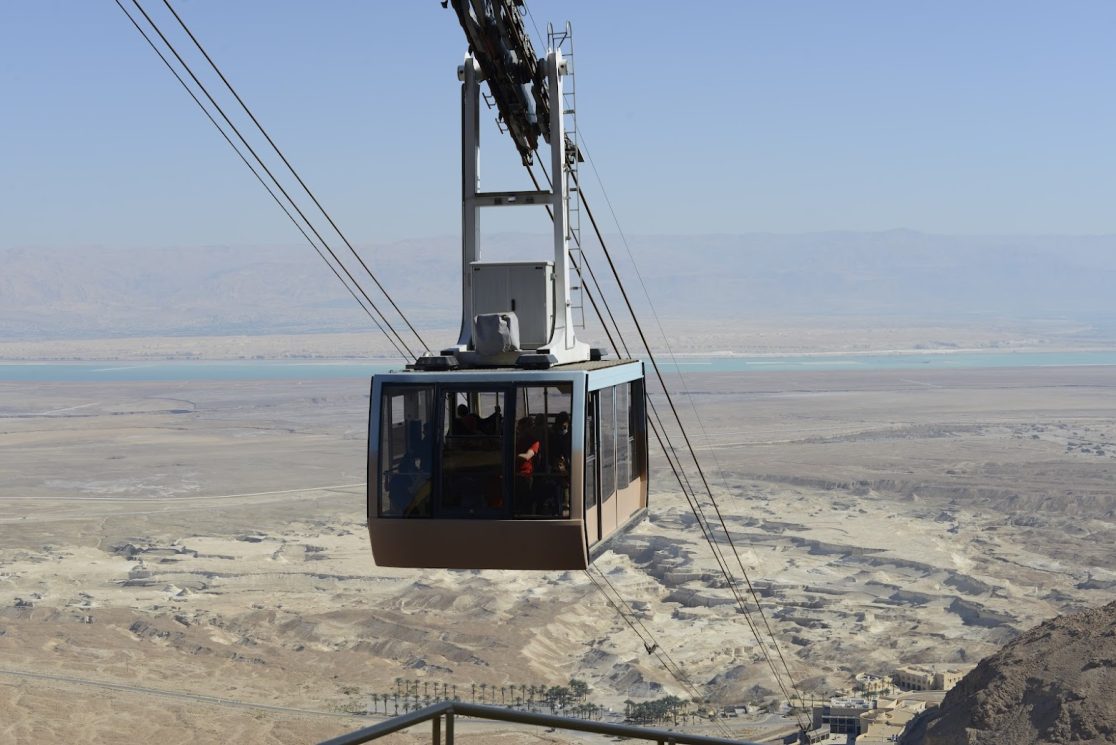 Masada cable cart over the east side
