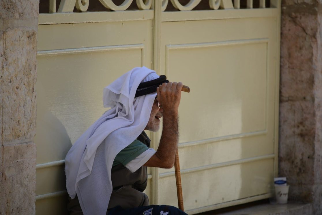 Old man in Jerusalem