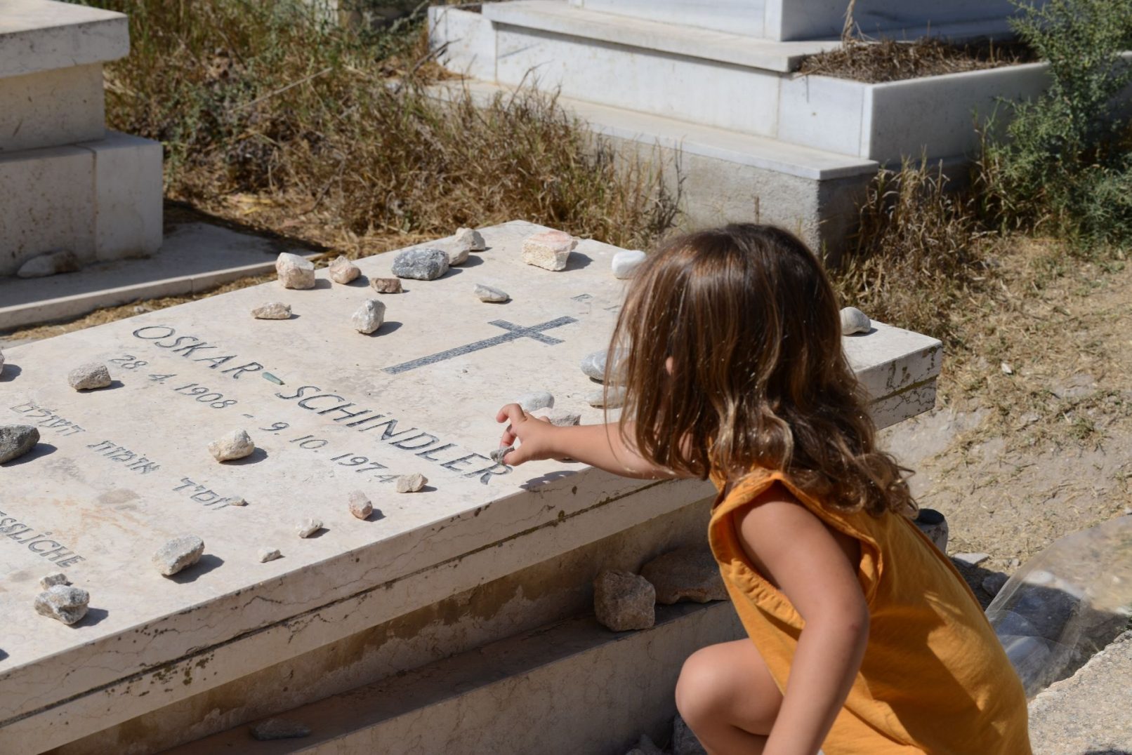 Oskar Schindler grave in Jerusalem