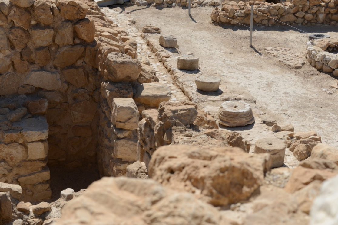 Qumran caves village remains