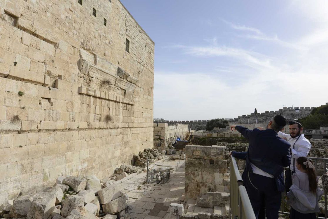 Robinson arch at the Western Wall