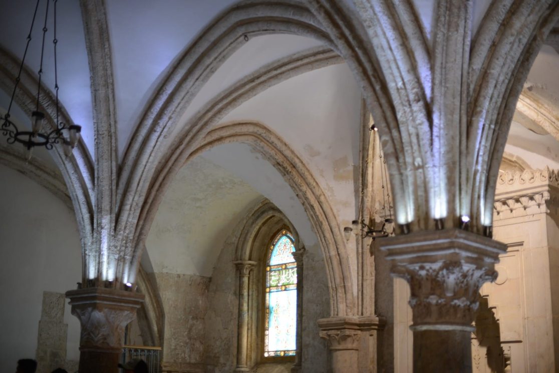 Room of Jesus last supper at Jerusalem