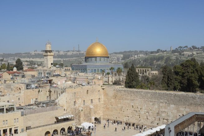 The Western Wall, the Kotel in Hebrew, Jerusalem’s holiest Jewish site
