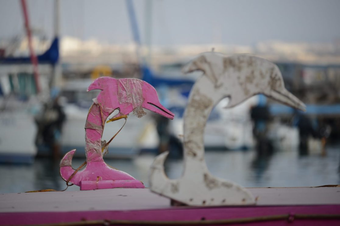 The port of Akko in Israel