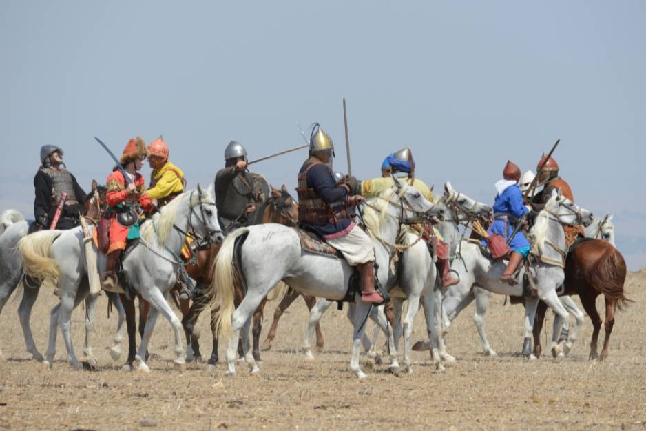 crusaders knights at horns of hattin battle