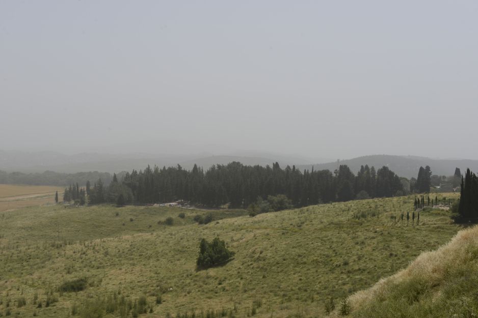A view south from Megiddo across the Jezreel Valley