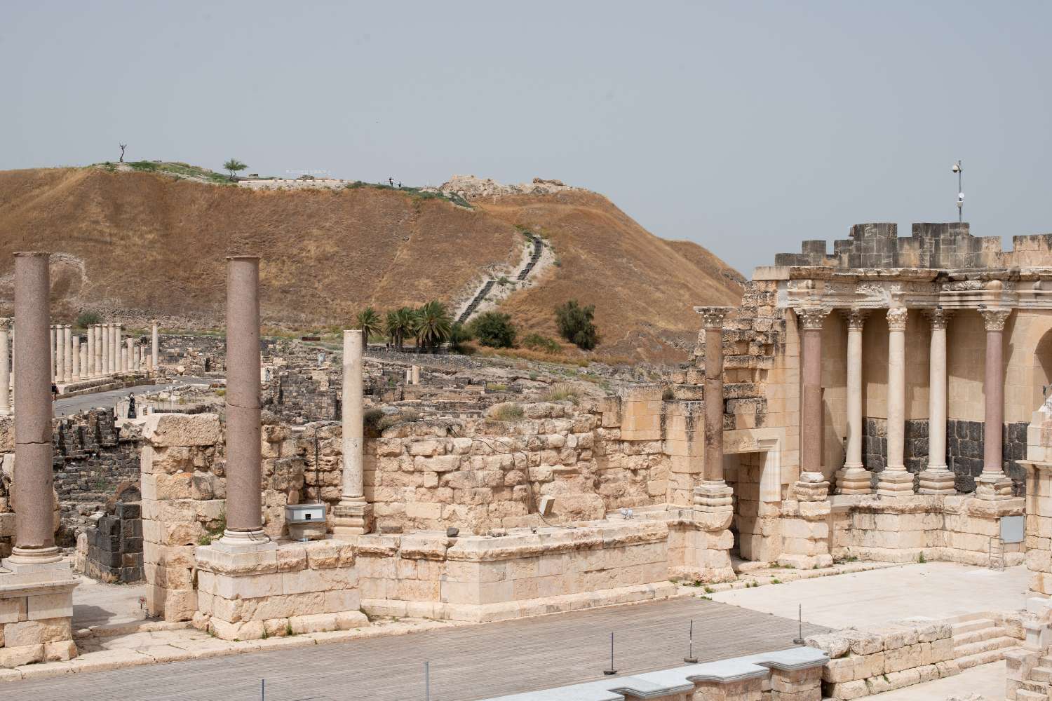 Tel Bet She'an a view from the Roman theatre