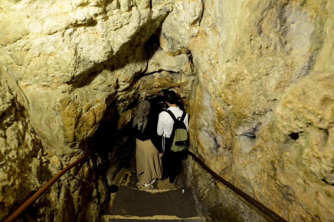 Hezekiah's Tunnel, a water tunnel carved by order of King Hezekiah to secure Jerusalem's water supply before the Assyrian siege